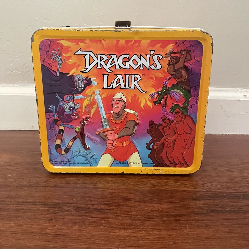 Dragon’s Lair Vintage Metal Lunchbox.